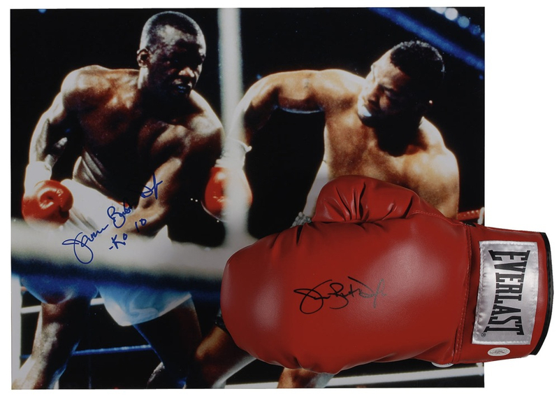Lot 1204 James ?Buster? Douglas Group Lot