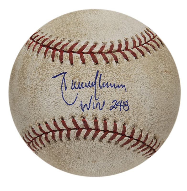 Lot 1235 Randy Johnson Baseball