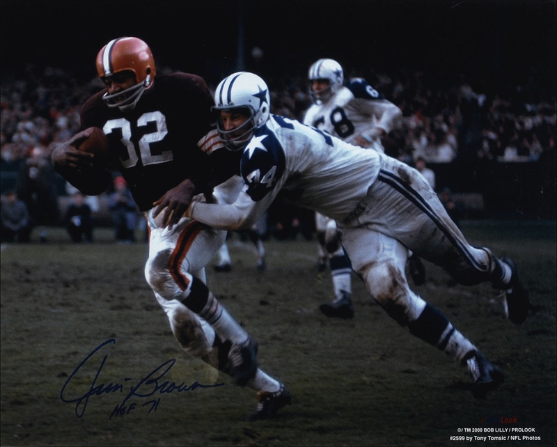 Lot 1170 Jim Brown Signed Photograph