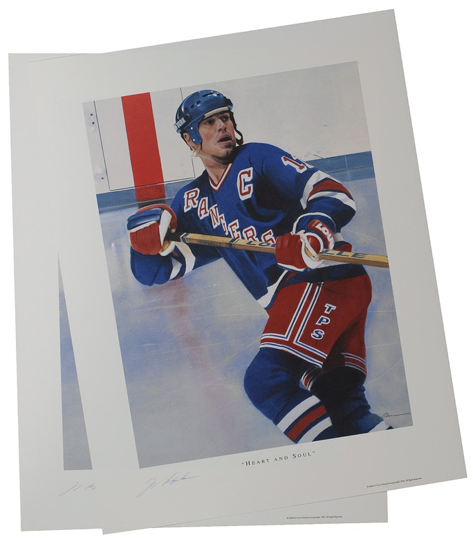 Lot 1266 Mark Messier Lithographs