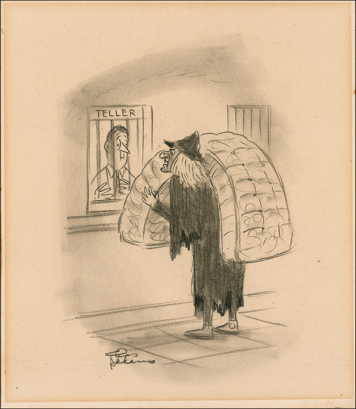 Lot 515 Charles Addams Sketch