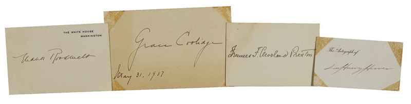 Lot 39 First Ladies Signatures