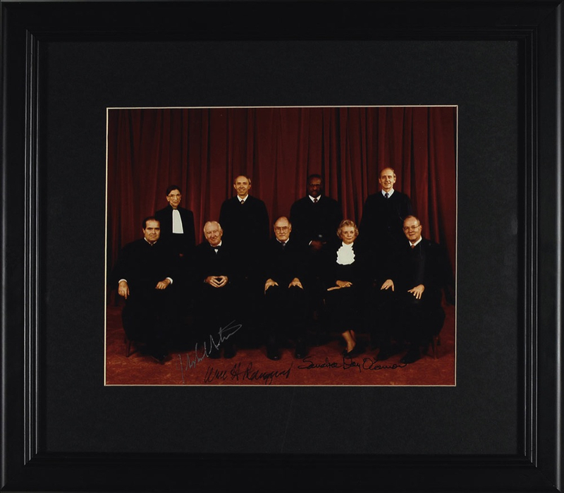 Lot 316 Supreme Court Signed Photograph