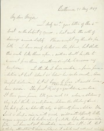 Lot #375 Robert E. Lee: Returning to Baltimore after distinguishing himself in the Mexican–American War, Lee reveals an attention to detail that will later make him famous - Image 3