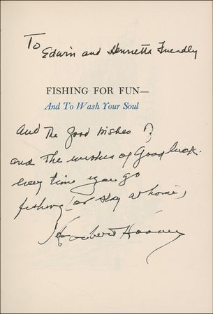 Lot #66 Herbert Hoover Book - Image 1