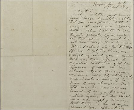 Lot #202 Howell Cobb Handwritten Letter Signed - Image 1