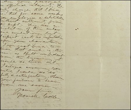 Lot #202 Howell Cobb Handwritten Letter Signed - Image 2