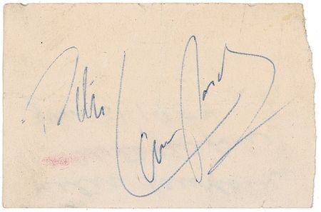 Lot #1018 Peter Lawford Signatures - Image 1