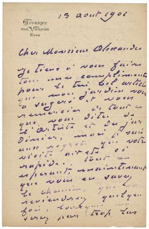 Lot #587 Claude Monet: The legendary Impressionist offers a glimpse into the inspiration for his finest masterpieces - Image 1