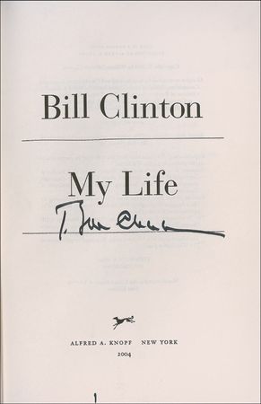 Lot #22 Bill Clinton Book