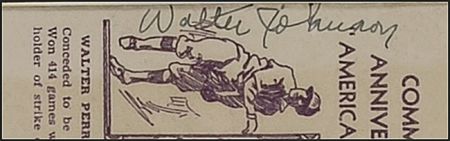 Lot #1236 Walter Johnson First Day Cover - Image 2