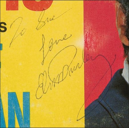 Lot #817 Elvis Presley:  ?The King? signs on his finale from the '68 Comeback Special - Image 2