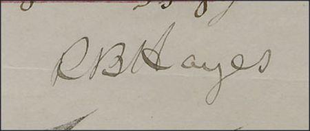 Lot #62 Rutherford B. Hayes: As his term in office draws to a close, the 19th President appoints an infantry lieutenant - Image 2