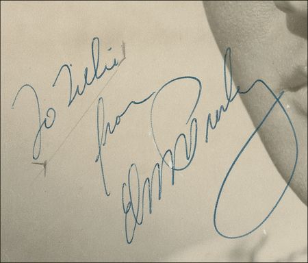 Lot #818 Elvis Presley: ?Tulsa McClean? signs a G.I. Blues publicity photo - Image 2
