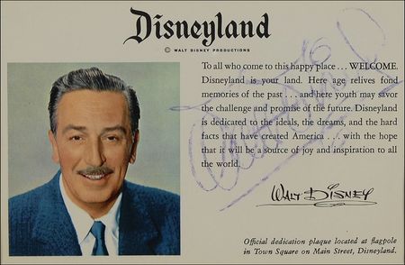 Lot #642 Walt Disney Disneyland Postcard - Image 1