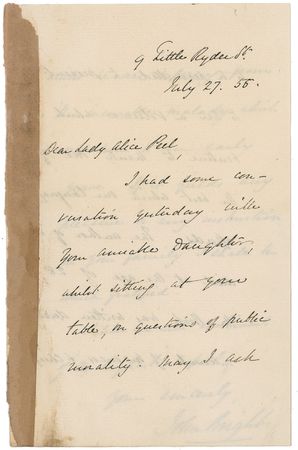 Lot #193 John Bright - Image 1