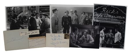 Lot #900 Casablanca Signatures - Image 1