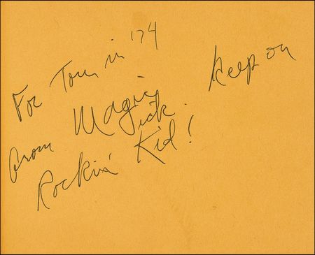 Lot #777 J. Geils Band Signatures - Image 3