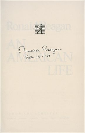 Lot #127 Ronald Reagan Book - Image 1