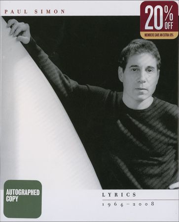 Lot #830 Paul Simon Book - Image 2