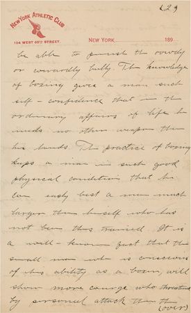 Lot #1202 Mike Donovan: The Professor ?schools? on the science of boxing - Image 3