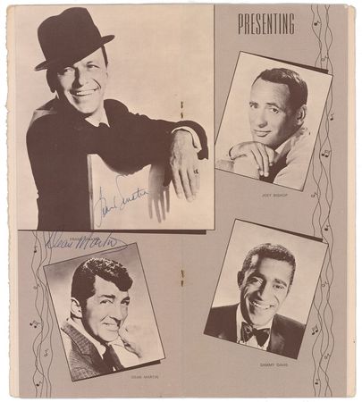 Lot #831 Frank Sinatra and Dean Martin: Two Rat Packers assist in a halfway house benefit - Image 1