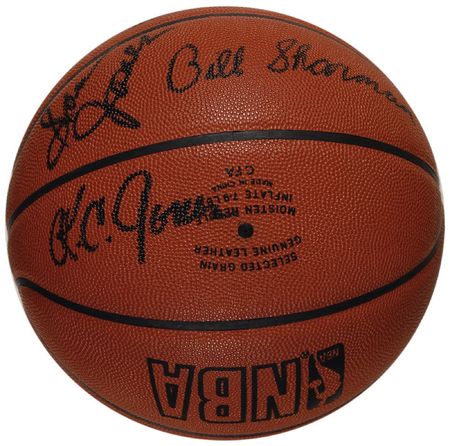 Lot #1164 Boston Celtics: Celtic Hall of Famers including Russell and Auerbach - Image 2