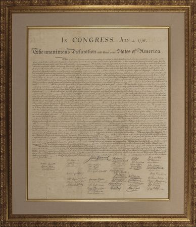 Lot #212 Declaration of Independence: Force’s striking and desirable reproduction of the Declaration - Image 1