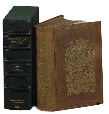 Lot #48 James A. Garfield: Garfield?s signed copy of The Poetry of Germany - Image 3