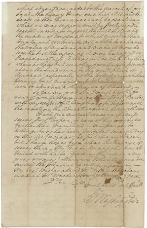 Lot #173 George Washington: Washington looks toward the expansion of the British colonies into the Ohio Valley, but the revolution two year later alters his plans - Image 2