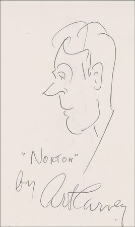 Lot #897 Art Carney Sketches - Image 2