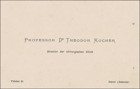Lot #277 Emil Theodor Kocher Signed Quote - Image 2