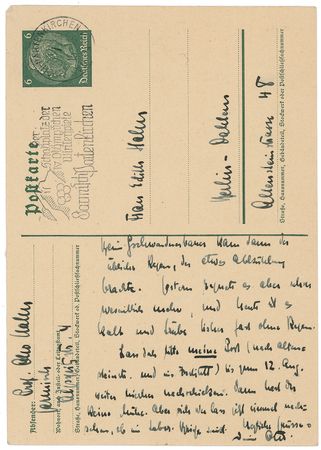 Lot #262 Otto Hahn Handwritten Letter Signed - Image 2