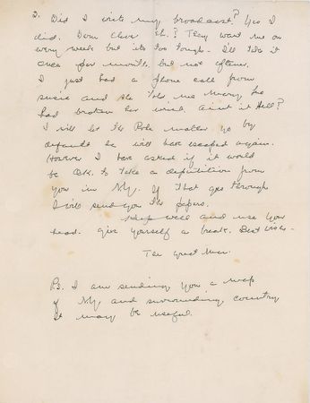 Lot #935 W. C. Fields: The doddering sugar daddy prods his mistress, ?Would you accept the advice of an ignorant bum?surely you can?t expect me to take an interest in your future when my advice goes unheeded? - Image 2