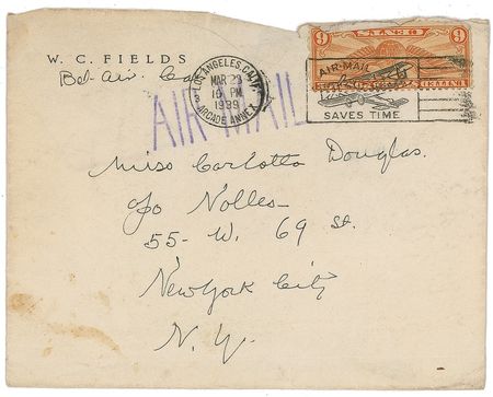 Lot #935 W. C. Fields: The doddering sugar daddy prods his mistress, ?Would you accept the advice of an ignorant bum?surely you can?t expect me to take an interest in your future when my advice goes unheeded? - Image 3