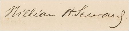Lot #308 William H. Seward Signed Document - Image 2