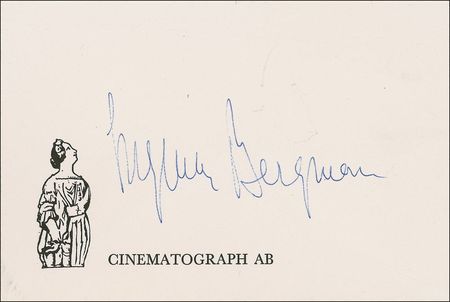 Lot #877 Ingmar Bergman Group Lot - Image 2