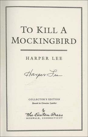 Lot #575 Harper Lee Book - Image 1