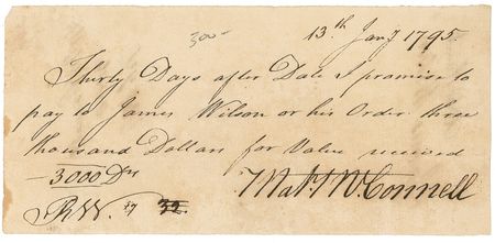 Lot #226 Declaration of Independence: James Wilson Signed Document - Image 1