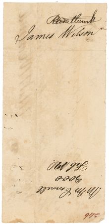 Lot #226 Declaration of Independence: James Wilson Signed Document - Image 2
