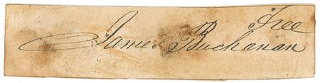 Lot #7 James Buchanan Free Frank