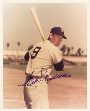Lot #1322 Ted Williams Ball and Photograph - Image 2