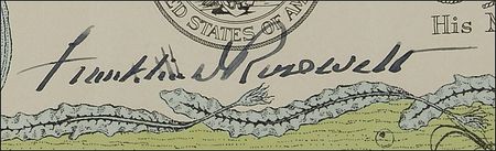 Lot #141 Franklin D. Roosevelt: The first-ever crossing of the equator by a sitting US President is commemorated in a scarce Shellback certificate—from the doomed USS Indianapolis - Image 2