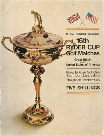 Lot #1219 Golf: Ryder Cup Program - Image 4