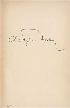 Lot #589 Christopher Morley - Image 1