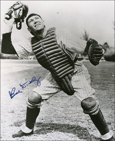 Lot #1163 Yogi Berra and Bill Dickey Signed Photographs - Image 1