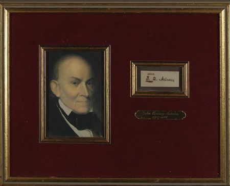 Lot #2 John Quincy Adams Signature