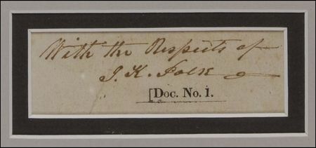 Lot #118 James K. Polk Signature - Image 2