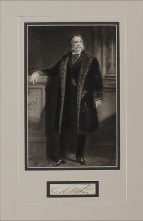Lot #4 Chester A. Arthur Signature