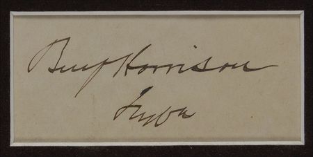 Lot #59 Benjamin Harrison Signature - Image 2